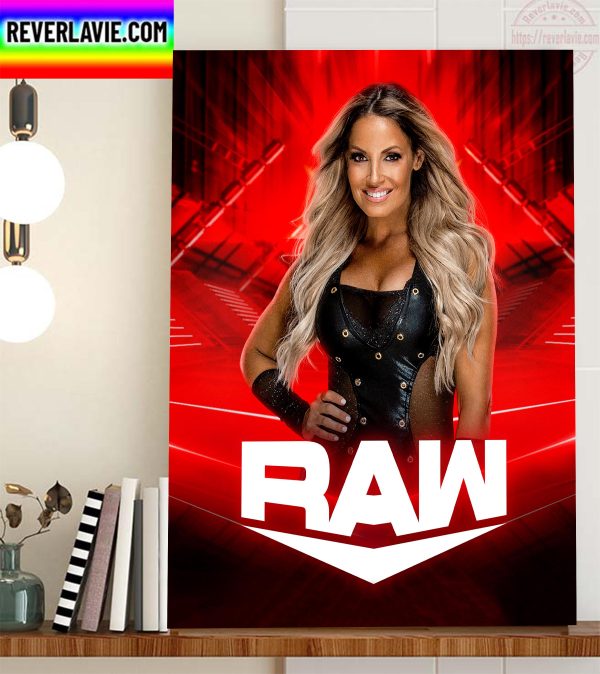 Trish Stratus Returns To WWE RAW Home Decor Poster Canvas