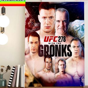 UFC 278 With The Gronks Home Decor Poster Canvas
