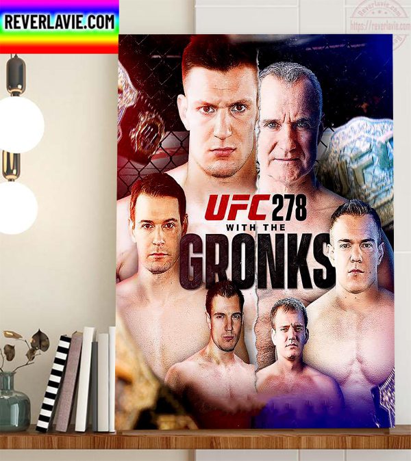 UFC 278 With The Gronks Home Decor Poster Canvas