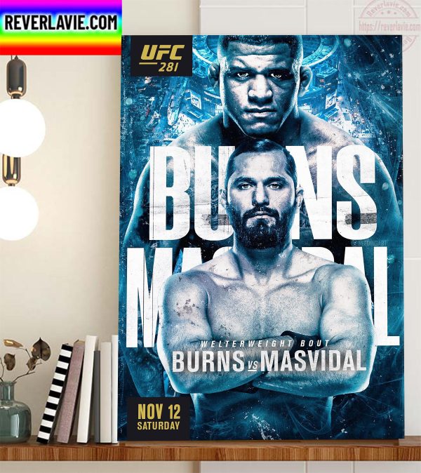 UFC 281 Burns vs Masvidal In Welterweight Bout Home Decor Poster Canvas