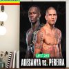 UFC 281 Israel Adesanya vs Alex Pereira For The UFC Middleweight Championship Home Decor Poster Canvas