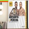 UFC 281 Israel Adesanya vs Alex Pereira In Middleweight Title Bout Home Decor Poster Canvas