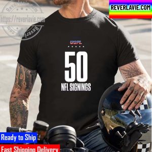 USFL With 50th NFL Signings Unisex T-Shirt