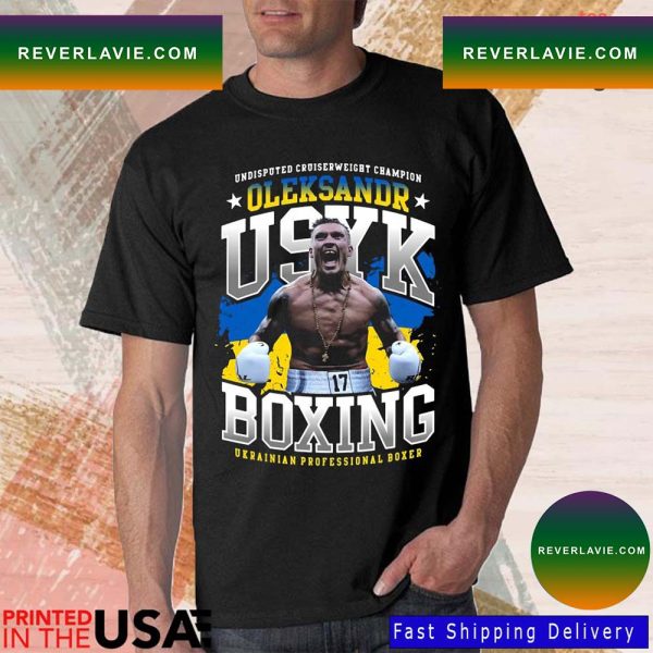 Undisputed Cruiserweight Champion Oleksandr USYK Boxing Ukrainian Professional Boxer Jab Ole T-Shirt