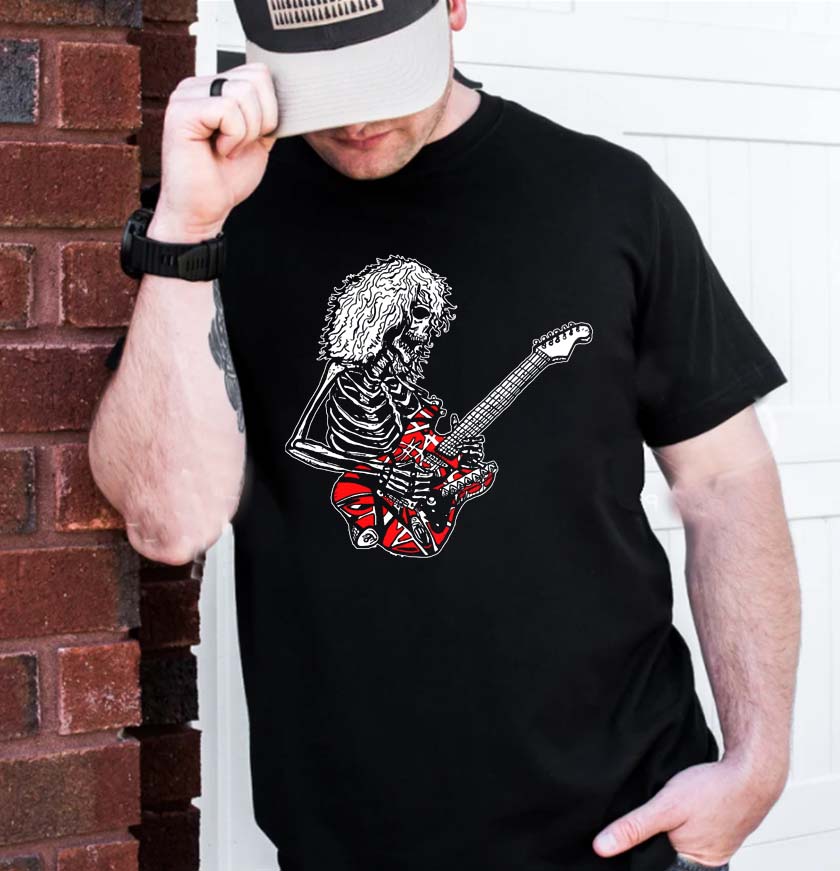 Van Helen Skull Guitar Unisex T-shirt Van Helen Skull Guitar Unisex T-shirt