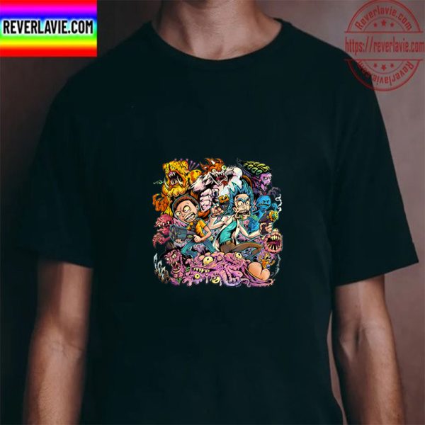 Vintage Rick and Morty 90s and 80s Style Unisex T-Shirt
