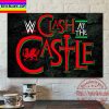 WWE Clash At The Castle Intercontinental Championship Home Decor Poster Canvas