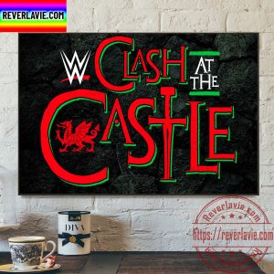 WWE Clash At The Castle Logo Home Decor Poster Canvas