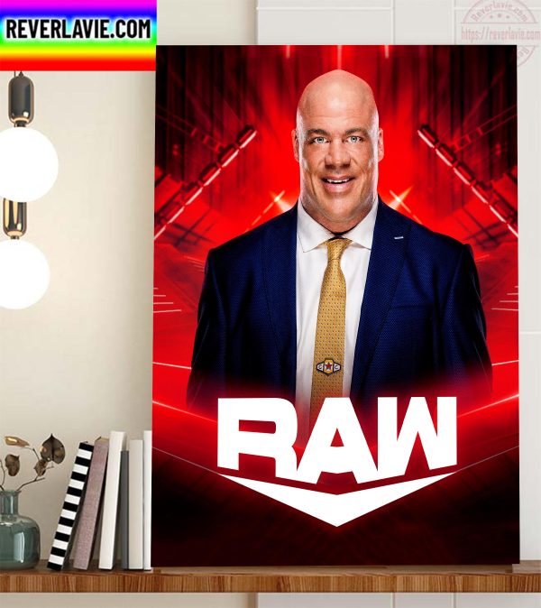 WWE Hall of Famer Kurt Angle Returns Home To Pittsburgh Home Decor Poster Cavas