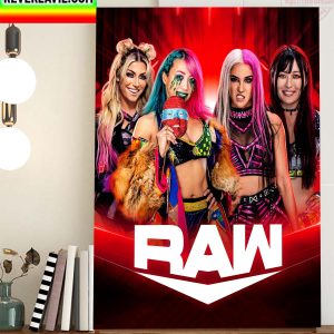 WWE Women’s Tag Team Tournament On WWE RAW Home Decor Poster Canvas