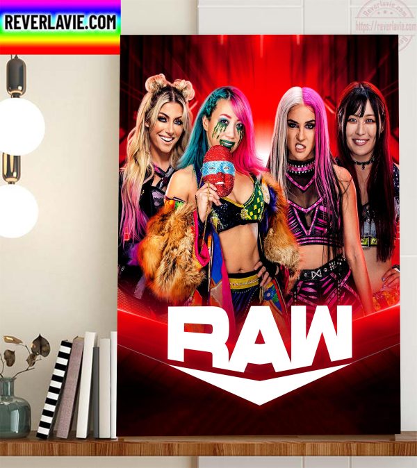 WWE Women’s Tag Team Tournament On WWE RAW Home Decor Poster Canvas