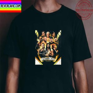 WWE Wrestlemania 39 Poster Unisex T-Shirt