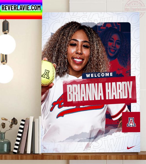 Welcome Brianna Hardy To Arizona Softball Home Decor Poster Canvas