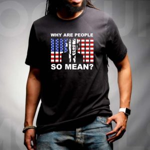 Why are people so mean Trump go to jail unisex T-shirt