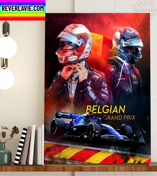 Williams Racing F1 2022 Belgium GP Spa Francorchamps Home Decor Poster Canvas
