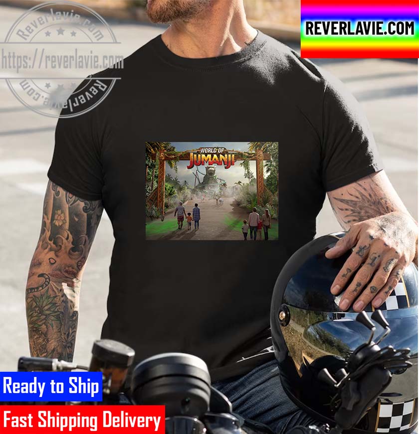 World of Jumanji Theme Park Land Unisex T-Shirt World of Jumanji Theme Park Land Unisex T-Shirt