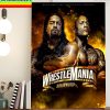 WWE Wrestlemania 39 Poster Home Decor Poster Canvas
