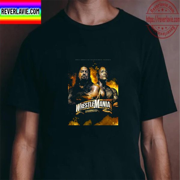 WrestleMania 39 Roman Reigns vs The Rock Unisex T-Shirt