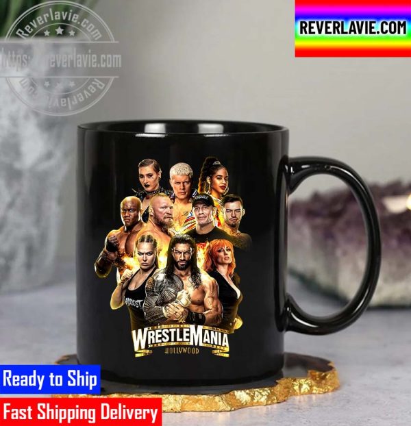 WrestleMania Hollywood 2023 All Wrestlers Mug