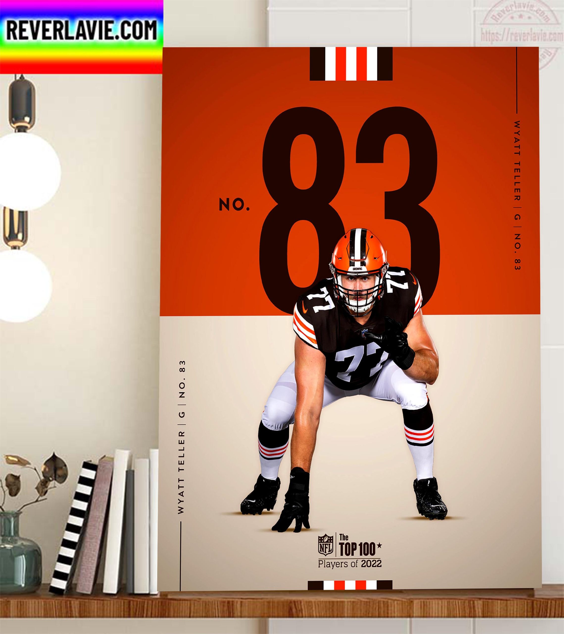 Wyatt Teller Is The NFL Top 100 Home Decor Poster Canvas Wyatt Teller Is The NFL Top 100 Home Decor Poster Canvas