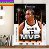 2022 WNBA Finals MVP Is Chelsea Gray Home Decor Poster Canvas