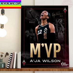 2022 WNBA MVP Is A’ja Wilson Las Vegas Aces Home Decor Poster Canvas