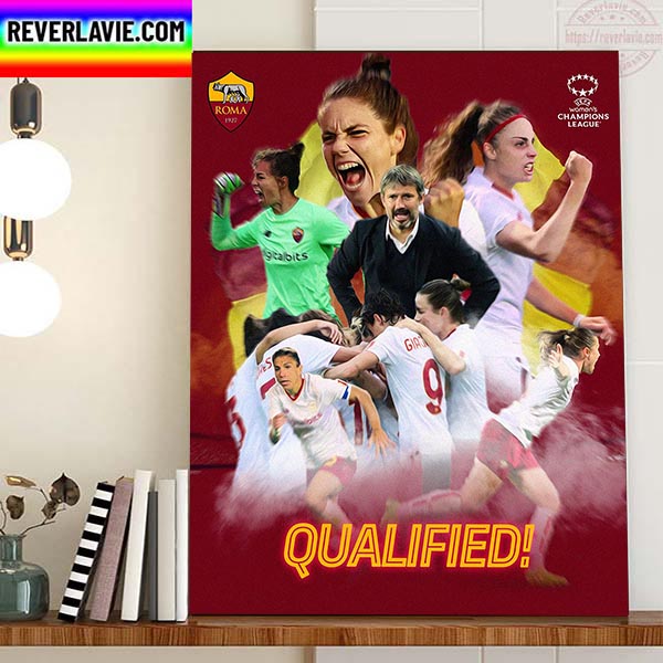 AS Roma Femminile Qualified UEFA Women’s Champions League Home Decor Poster Canvas AS Roma Femminile Qualified UEFA Women’s Champions League Home Decor Poster Canvas