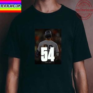 Aaron Judge 54 Home Runs For New York Yankees In MLB Unisex T-Shirt
