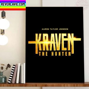 Aaron Taylor Johnson Kraven The Hunter Home Decor Poster Canvas