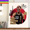 A’ja Wilson Las Vegas Aces Named 2022 WNBA MVP Home Decor Poster Canvas
