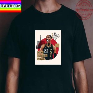 A’ja Wilson Most Valuable Player Named 2022 WNBA MVP Unisex T-Shirt