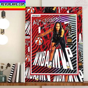 A’ja Wilson Winner 2022 WNBA MVP Home Decor Poster Canvas