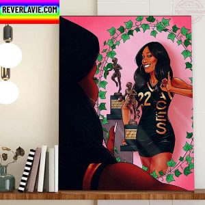 A’ja Wilson Wins The 2022 WNBA MVP Home Decor Poster Canvas