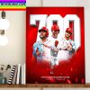 Albert Pujols 5 St Louis Cardinals 700 Career Home Runs Home Decor Poster Canvas