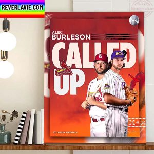 Alec Burleson Called Up St Louis Cardinals Home Decor Poster Canvas