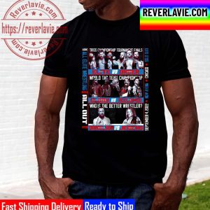 All Elite Wrestling All Out 2022 Matchups Unisex T-Shirt