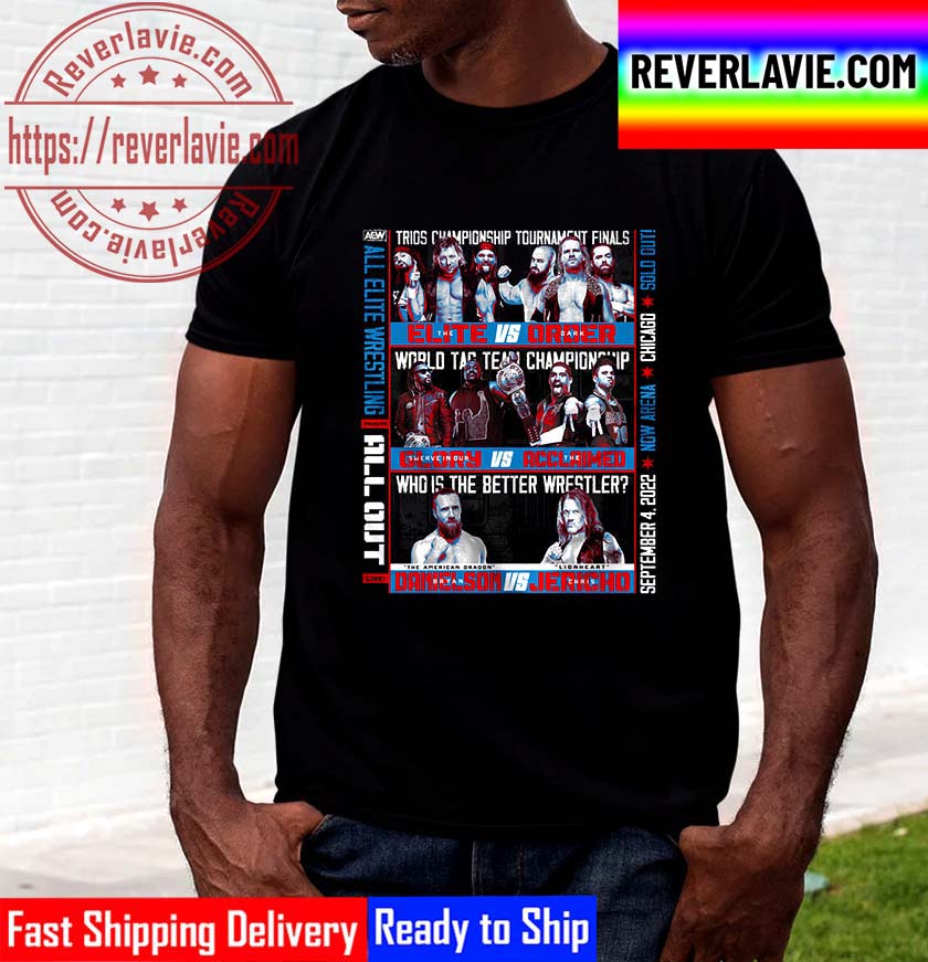 All Elite Wrestling All Out 2022 Matchups Unisex T-Shirt All Elite Wrestling All Out 2022 Matchups Unisex T-Shirt
