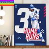 Bo Bichette 3 Home Runs First Career 3 HR Game For Toronto Blue Jays Home Decor Poster Canvas