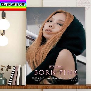 Born Pink Album Jennie Blackpink Concept Poster Home Decor Poster Canvas