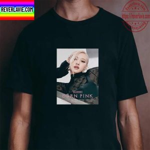 Born Pink Album Ros? Blackpink Concept Poster Unisex T-Shirt