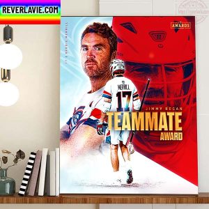Brodie Merrill Is 2022 Jimmy Regan Teammate Award In PLL Home Decor Poster Canvas