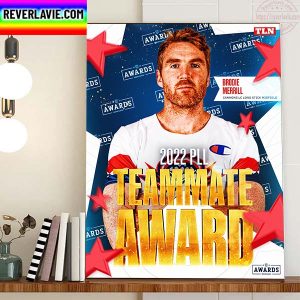 Brodie Merrill Is 2022 PLL Teammate Award Home Decor Poster Canvas