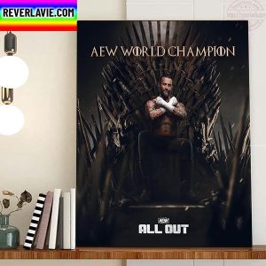 CM Punk Is AEW World Champion x House Of The Dragon Home Decor Poster Canvas