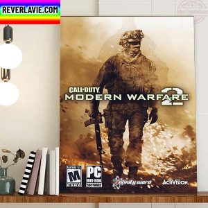Call Of Duty Modern Warfare 2 Home Decor Poster Canvas