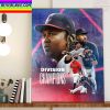 Cleveland Guardians Are 2022 American League Central Champions Home Decor Poster Canvas