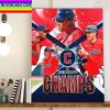 Cleveland Guardians Are 2022 American League Central Champions Home Decor Poster Canvas