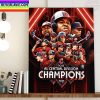 Cleveland Guardians Clinched 2022 AL Central Division Champions Home Decor Poster Canvas