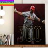 Congratulations Albert Pujols On Joining The 700 Home Runs Club Home Decor Poster Canvas