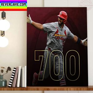 Congratulations Albert Pujols 700 Career Home Runs In MLB Home Decor Poster Canvas