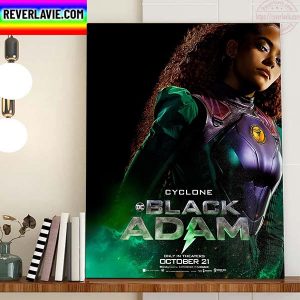Cyclone In DC Comics Black Adam New Poster Movie Home Decor Poster Canvas